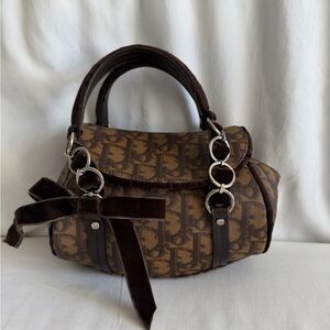 Dior Romantique Mini Bag with Bow Accent